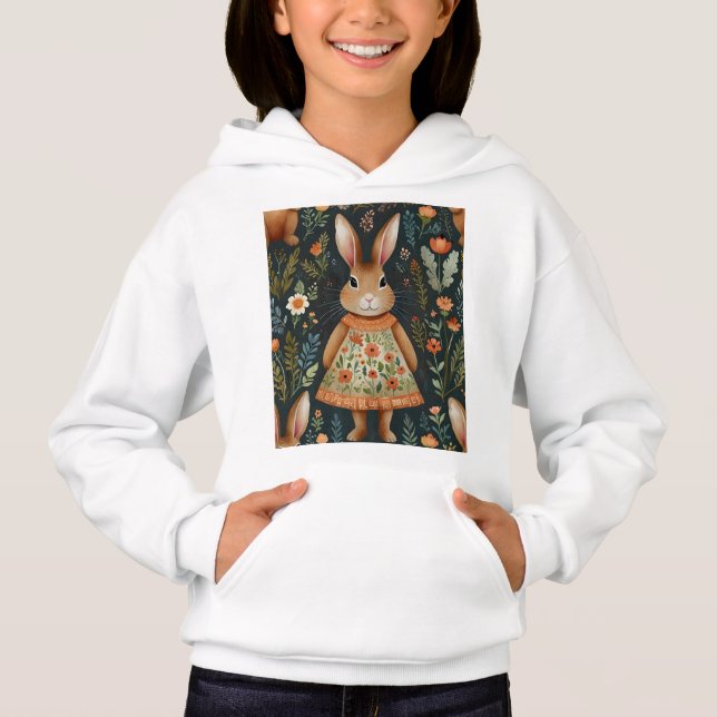 Springtime Bunny Magic Hoodie (Frente)