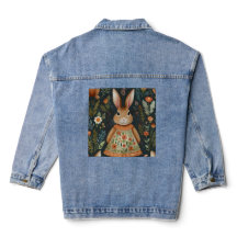 Springtime Bunny Magic Jean Jaqueta