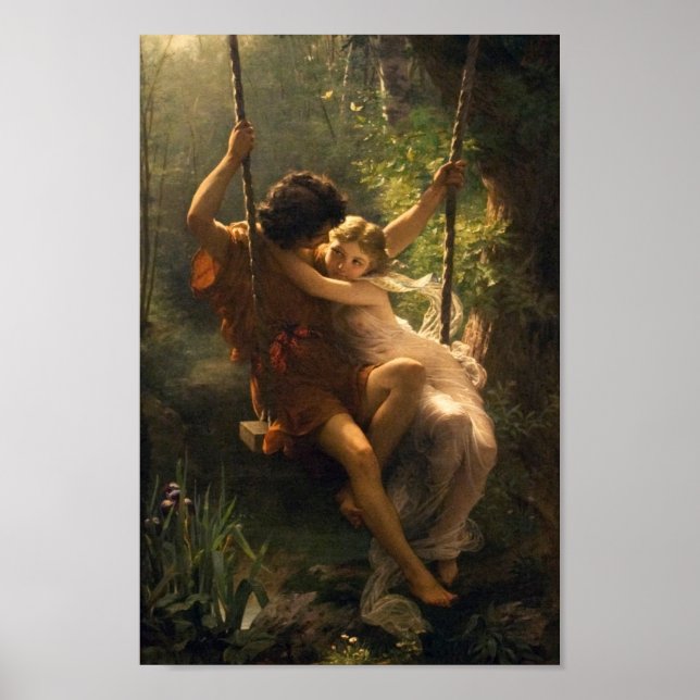Springtime por Pierre-Auguste Cot - poster (Frente)