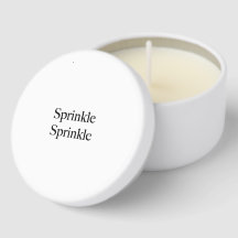 Sprinkle Sprinkle Soy Wax Candle Favor