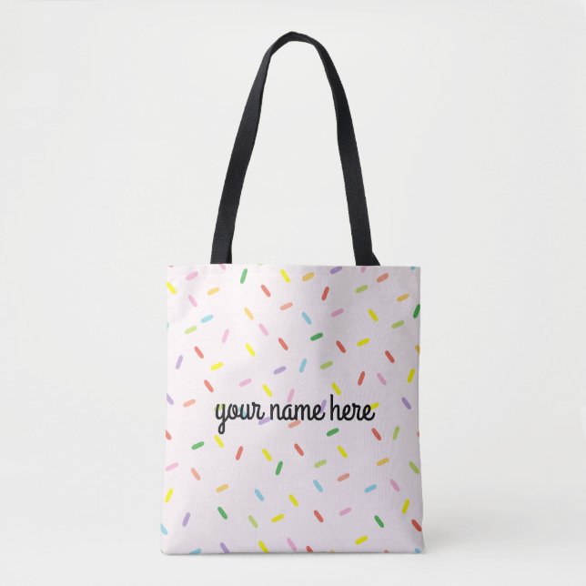 Sprinkles Personalizados Tote Bag (Frente)