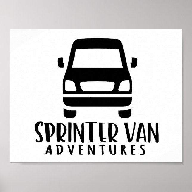 Sprinter Van Adventure Poster (Frente)