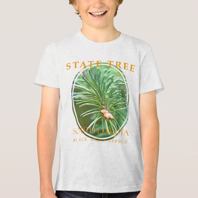 Spruce Colinas Negras de Árvore do Dakota do Sul (Frente)