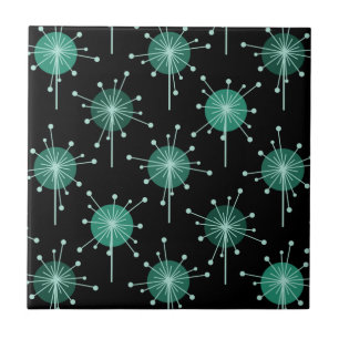 Sputnik Starburst Flores Negras