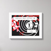 Spy Canvas Wedding Keepsael