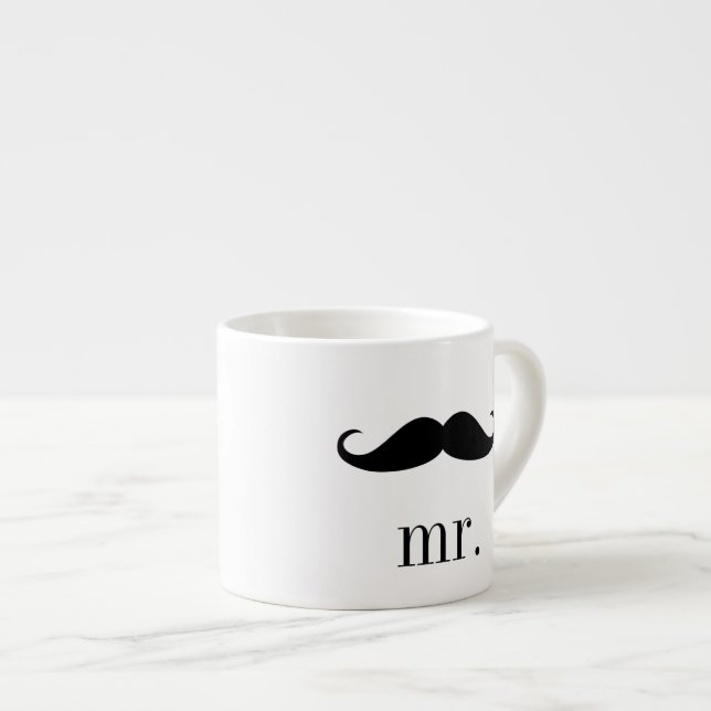 Sr. Bigode: Caneca do café (Frente Esquerda)