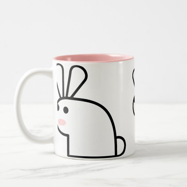 Sr. Branco Wabbit Caneca (Esquerda)