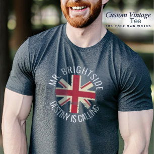 Sr. Brightside Custom British Flag T-Shirt