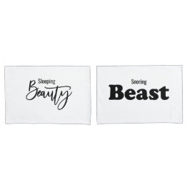 Sr. e Sra. Beauty e Casal Pillowcase