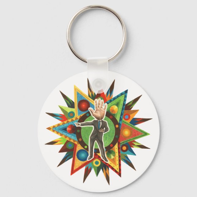 "Sr. Facepalm" Chaveiro (Frente)