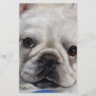 "Sr. Francês" francês Bulldog frenchie pintura