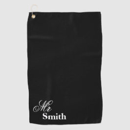 Sr. personalizado Nome Preto Branco Smith