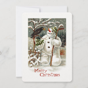 Sr. Snowman e Sr. Crow Convite