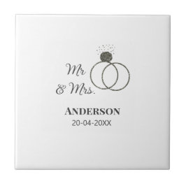 Sr. & Sra. adicionar nome da família data ano casa