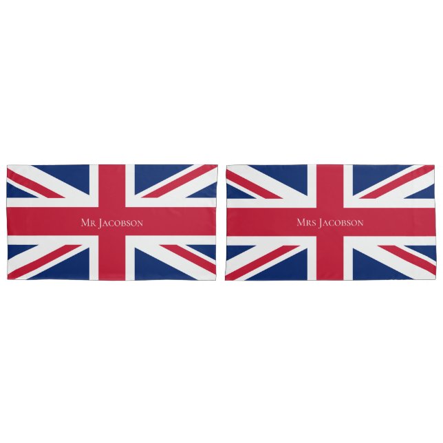 Sr. & Sra. English Flag (Frente - conjunto)
