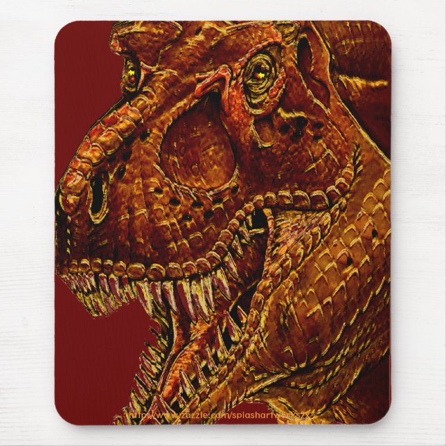 Sr. "T" Rex no seu mouse pad (Frente)