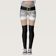 Sra. Papai Noel Silver, leggings