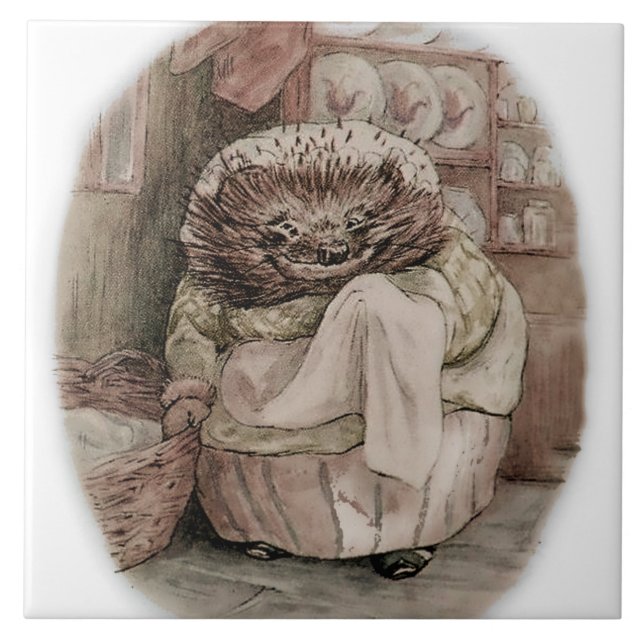 "Sra. Tiggy-Winkle the Hedgehog", por Beatrix Pott (Frente)