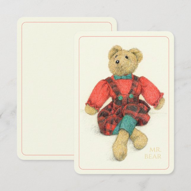 SRA. URSO 3.5x5 Cartão Plano II (Frente/Verso)