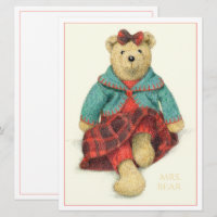 SRA. URSO 6,5x8,75 Cartão Plano