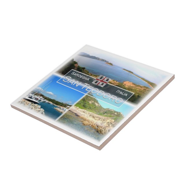 SRD019 SAN TEODORO, Mosaico, Sardenha (Lateral)