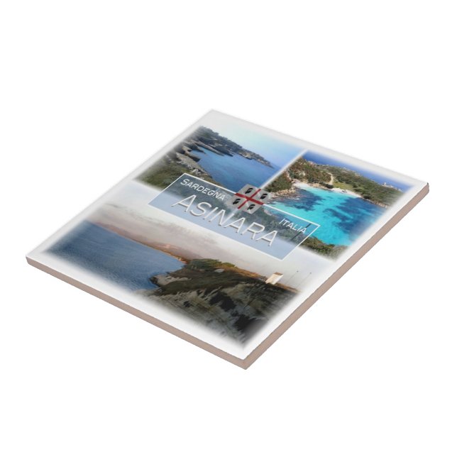 SRD028 ASINARA, Mosaico, Sardenha (Lateral)