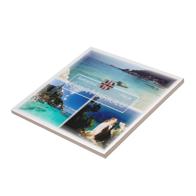 SRD035 CALA MARIOLU, Mosaico, Sardenha (Lateral)