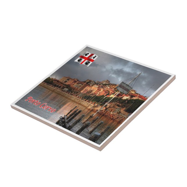 SRD052 PORTO CERVO, Sardenha, Itália, (Lateral)