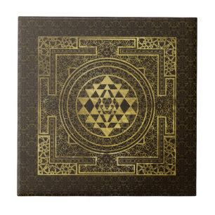 Sri Dourado Yantra/Sri Chakra