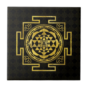 Sri dourado Yantra/Sri Chakra