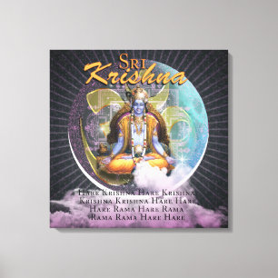 SRI KRISHNA - Canvas impressa
