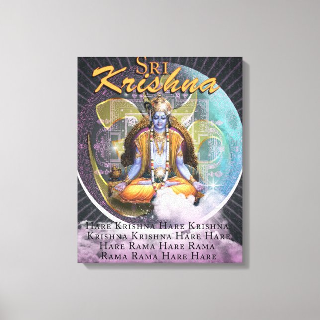 SRI KRISHNA - Canvas impressa (Frente)