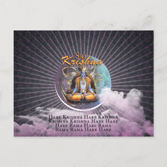 SRI KRISHNA - Cartão postal (Frente)