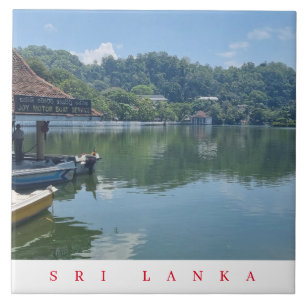 Sri Lanka Kandy Lake vê azulejo cerâmico