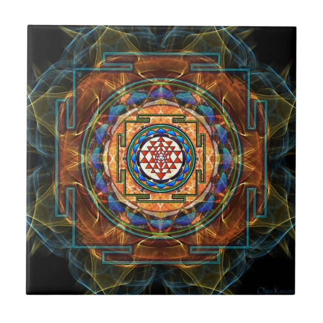 Sri Yantra - geometria sagrado (Frente)
