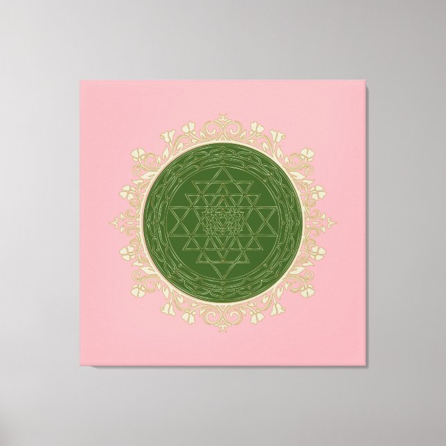 Sri Yantra Mandala - Canvas (Frente)