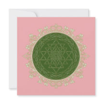 Sri Yantra Mandala - Cartão Saudável