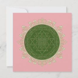 Sri Yantra Mandala - Cartão Saudável