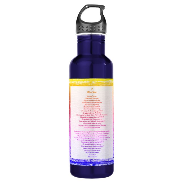 Srta. Garrafa de Água de Alumínio (Frente)