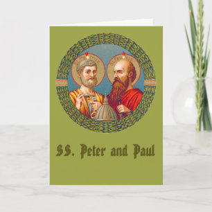 SS. Pedro e Paulo (JMAS 01) Cartão de Boas Festas