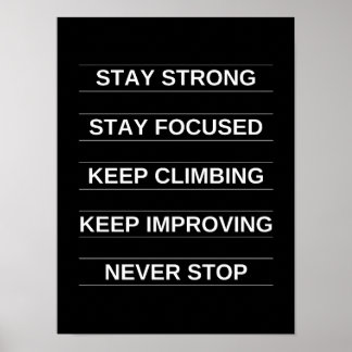 SS, SF, KC, KI, NS - Poster motivacional