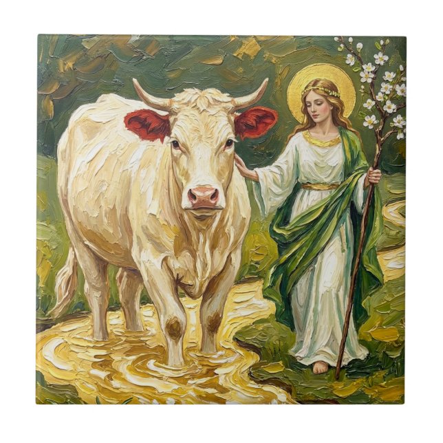 St. Brigid & A Vaca Branca (Imbolc) (Frente)