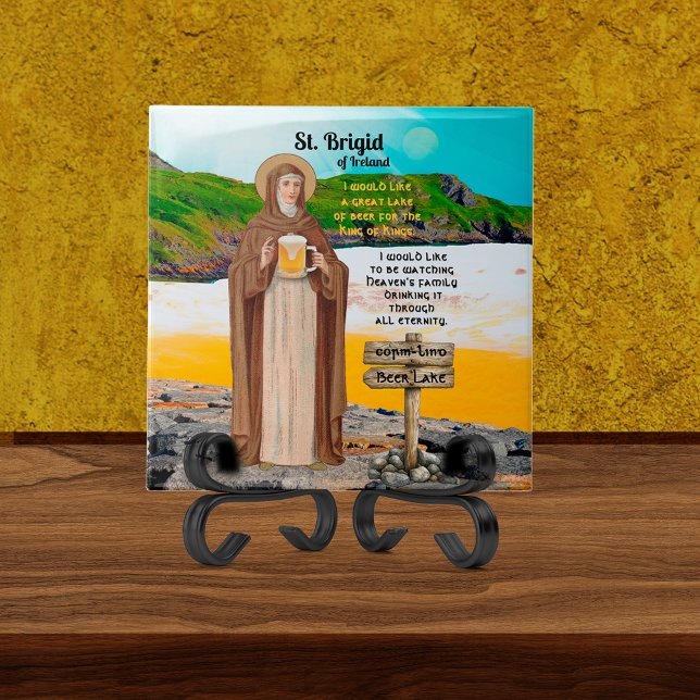 St. Brígida da Irlanda e seu Lago de Cerveja (Criador carregado)