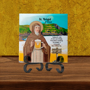 St. Brígida da Irlanda e Seu Lago de Cerveja