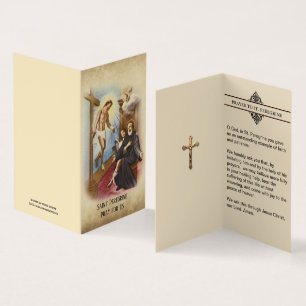 St. Cartões santamente dos pacientes que sofres d