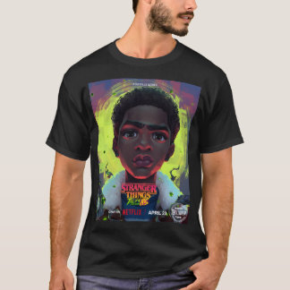 ST Contos de '85 (Lucas) - Camiseta Unisex (Preta)