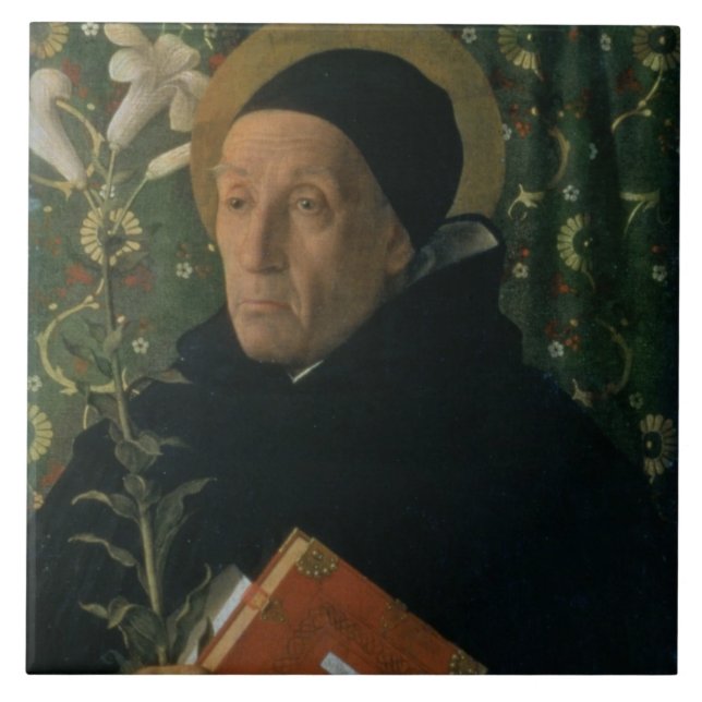 St Dominic, 1515 (óleo em canvas) (Frente)