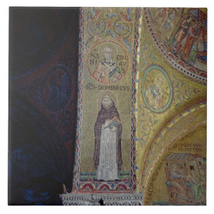 St Dominic e São Nicolau, mosaico no vestíbulo