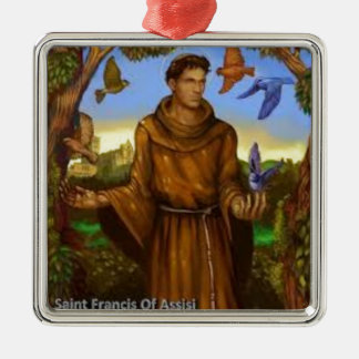 St Francis com pássaros, o ornamento bonito ou o