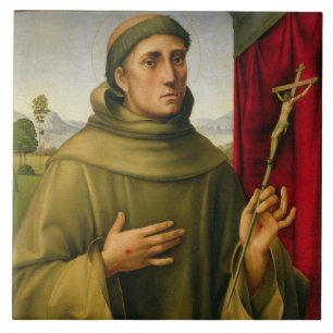 St Francis de Assissi, c.1490 (tempera no painel)